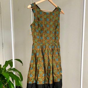 Anthropologie silk dress – A-Line!